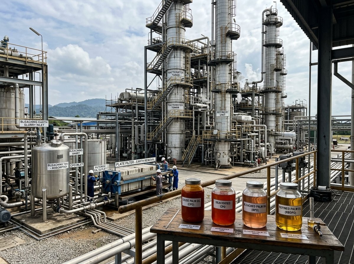 Activated Bleaching Clay – Palm Oil Refining Applications
